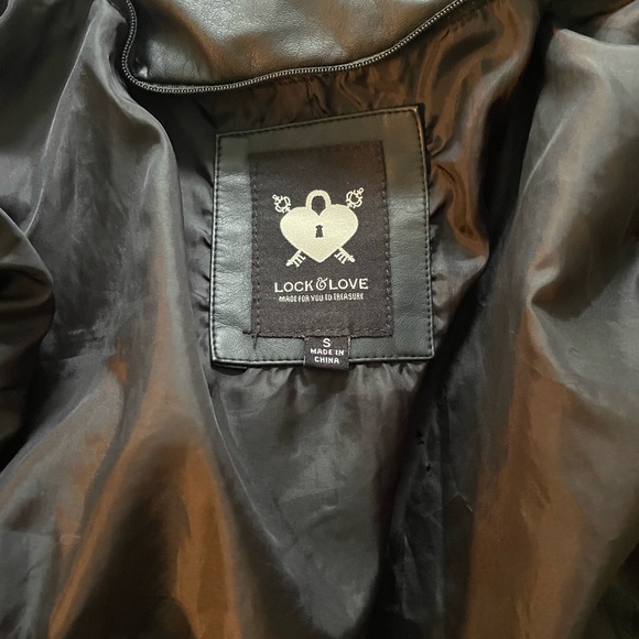 Faux Leather Jacket Small - Picture 4 of 4